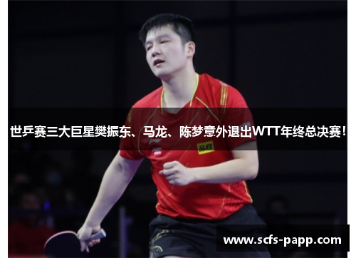 世乒赛三大巨星樊振东、马龙、陈梦意外退出WTT年终总决赛！